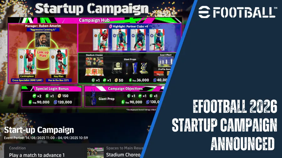 EFootball 2026 Startup Campaign Announced Details General EA News (5)